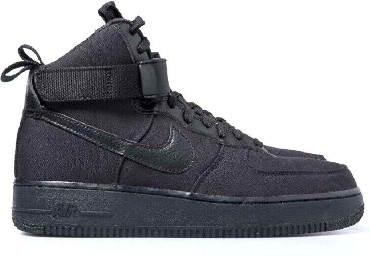 Nike Air Force High Black Canvas for Sale Authenticity