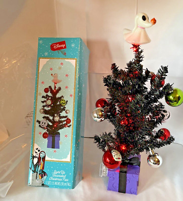 Disney Nightmare Before Christmas Light Up Decorated Tree in Box 15'' Tall Jack