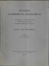 Sylloge Nummorum Graecorum - Egypt- The Ptolemies ; by Kromann & Morkholm 1977