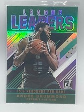 2019-20 Donruss League Leaders Green Flood #2 Andre Drummond