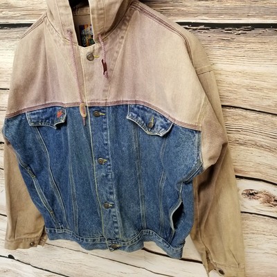 2 tone jean jacket