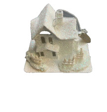 Katherine's Collection Glitter House Ornament 3 Inches