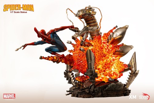 MARVEL Spider-Man Impact Series Ver A - XM Studios Collectibles Statue Brown Box - Picture 7 of 13