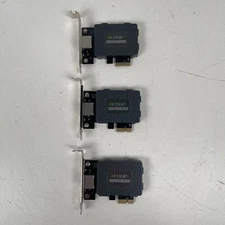 Lot of 3 EDUP Gigabit Ethernet PCI-E Low Profile Network Cards 10/100/1000Mbps