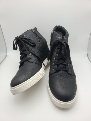 Caslon Women Leather Wedge Sneaker Shoe