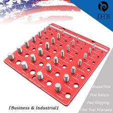 Nut and Bolt Thread Checker 28 Thread Identifier 14 Metric & 14 Standard Size