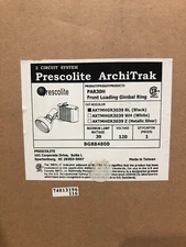 New Prescolite Track Light Fixture 39W Par-30 Black With MHSS-A35XR Ballast Insi