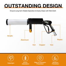 LED CO2 Gun LED Confetti Cannon Machine CO2 Jet Stage Event For Party DJ Club US
