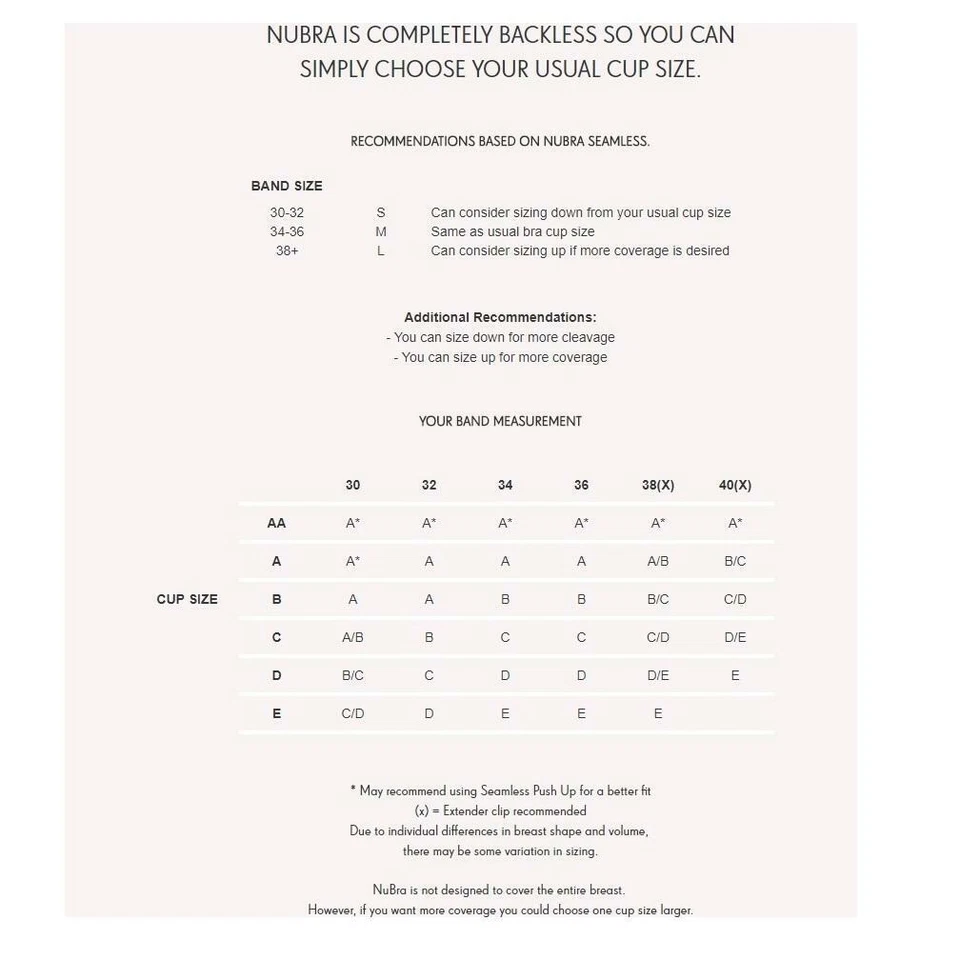 Sujetador adhesivo NuBra Feather Lite para mujer (chocolate, A) Bragel EE. UU. 32A 34A 36A Foto 2 de 4