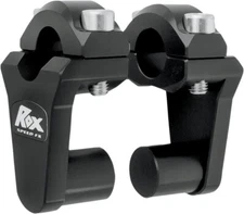 Rox Speed FX Pivoting Risers For 7/8" Handlebar 2" Black