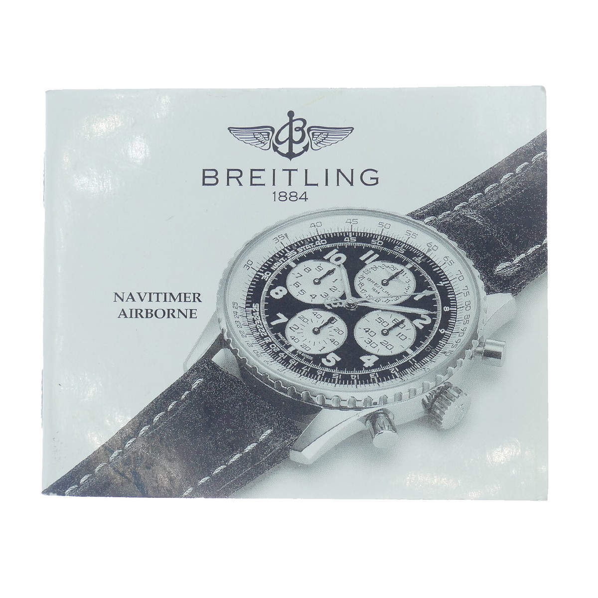 BREITLING AUTHENTIC NAVITIMER AIRBORNE WATCH INSTRUCTION MANUAL BOOKLET