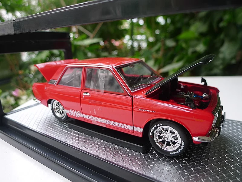 M2 MACHINES 1970 Datsun 510 Red JPN02 Diecast Model Car READ DESCRIPTION - Image 3 of 4