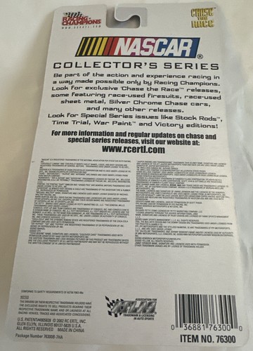 Racing Champions Chase The Race #22 Ward Burton 2003 NASCAR Press Pass Variant - Picture 2 of 7
