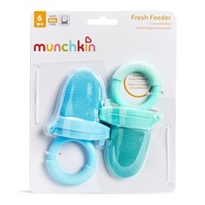 Baby Fruit Feeder with Mesh Bags 2 Pack Blue/Mint Infant Feeding Teether