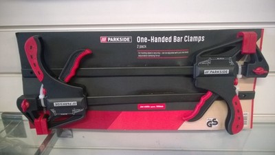 Parkside Einhand-Stabklemmen (2 Stück)