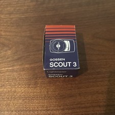 Gossen SCOUT 3 Light Meter In Original Box With Case And Paperwork