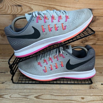 Nike Turnschuhe Damen Größe UK 6,5 Air Zoom Pegasus 33 Pure Platinum Laufschuhe