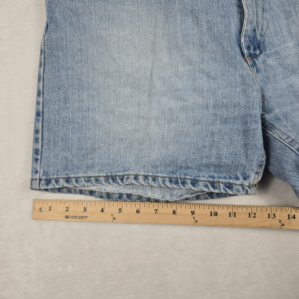 Ralph Lauren Polo Jean Co. 5" Pantalones Cortos de Fin de Semana Para Mujer Talla 14 Azul Denim Foto 4 de 4