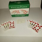2 Fitz & Floyd Game Night Snack Plates 7.5" x 5" Hearts & Diamonds — photo 9