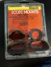 Millett Scope Mounts See-Thru For Winchester 70 Marlin MR7 Matte Finish