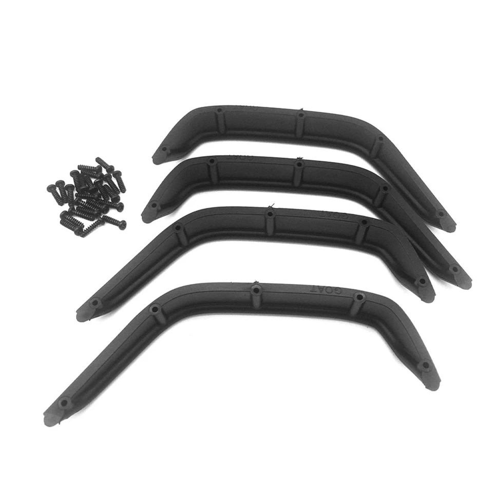 1/10 Wheel Fender Flare Mud Guard For Axial SCX10 For Jeep Wrangler RC Car C - Image 4 of 4