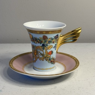 Versace Rosenthal Le Jardin De Cup & Saucer Set | eBay