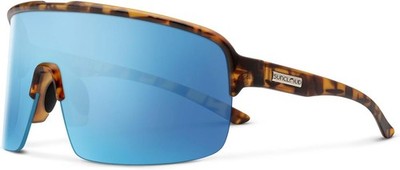 Suncloud Amplify Polarized Shield Semi-Rimless Sunglasses Unisex Acetate 149 mm