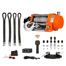 Prowinch 10 Ton Hydraulic Winch w/roller 20000 lbs. 12V Wireless Control