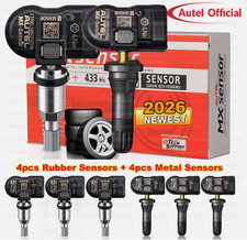 8*Autel TPMS MX-Sensor 315&433MHz Programmable Tire Pressure Sensor for TS508WF