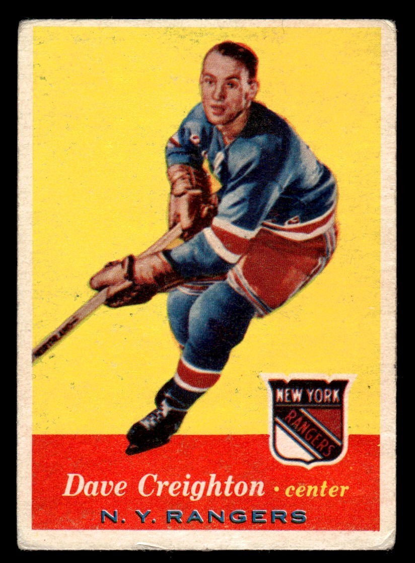 Dave Creighton #66 (Hockey Cards 1957 Topps) — is it worth grading?