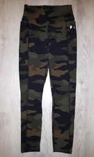 Victoria's Secret PINK Ultimate Leggings Green Camo Size Extra Small Athletic