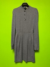 USED GUCCI PLEATED WOOL DRESS, BEAUTIFUL SILHOUETTE, SIZE XS VERYGOOD