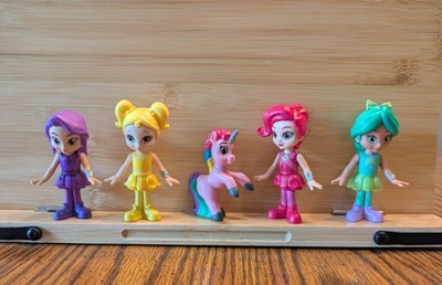 Nick Jr Rainbow Rangers Set Of 5 Figures Unicorn Floof Hard To Find 