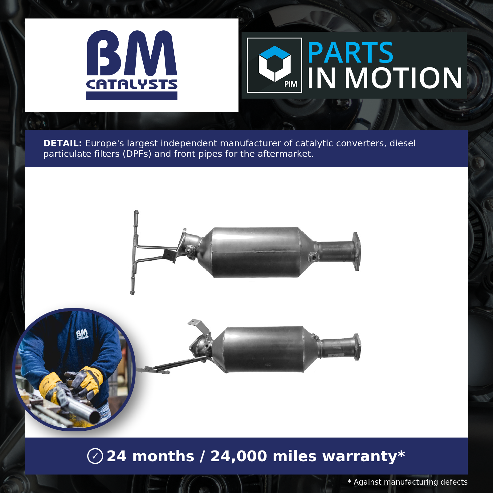 BM Catalysts BM11079 Exhaust System Soot Particulate Filter Fits Volvo - Image 3