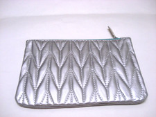 Ipsy Makeup Bag Silver January 2026 No Cosmetics Bag Only Metallic Look NEW