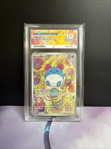 Marill 232/217 Ascended Heroes Illustration Rare - ACE 10 - Perfect Subs