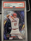 2022 Bowman Platinum Ice Foilboard #90 Mike Trout PSA 10 Angels