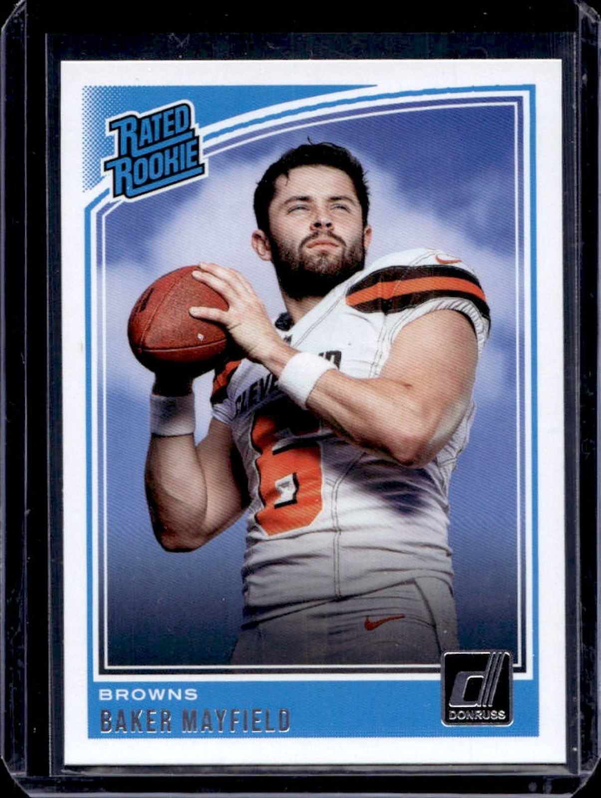 2018 Donruss Baker Mayfield Rookie RC #303 Browns