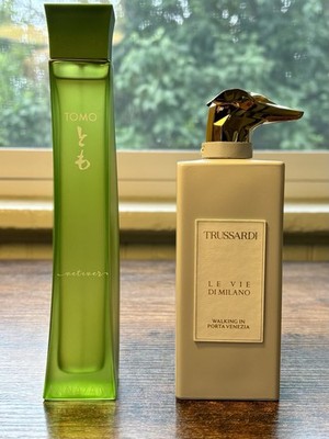 Annayake Tomo Vetiver & Trussardi Walking in Porta Venezia ~ Unisex Perfume Lot