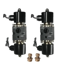 Airmaxxx X-series 2 Air Valves Wslow Downs 12npt Fast Air Ride Suspension Airmaxxx X-series 2 Air Valves Wslow Downs 12npt Fast Air Ride Suspension