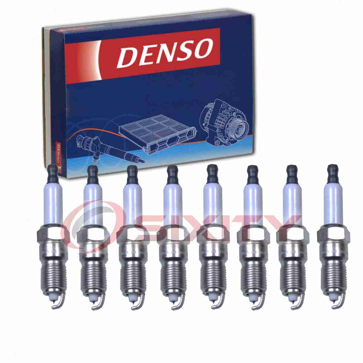 8 pc Denso Spark Plugs for 2002-2006 Chevrolet Avalanche 1500 5.3L V8 fz