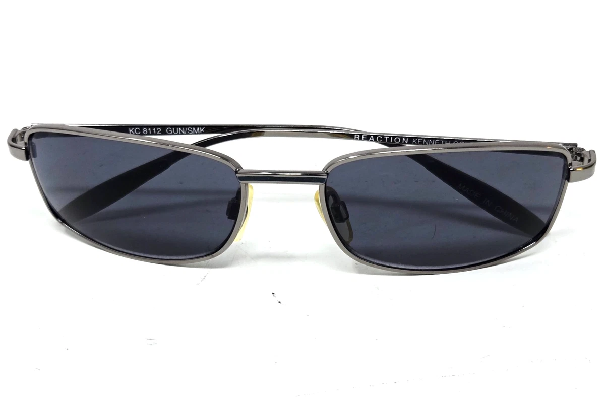 Kenneth Cole Reaction Snakeskin Print Cat-Eye Sunglasses With Gray tinted Lens Kenneth Cole Reaction Brown Sunglasses for Women for sale | eBay main image 2