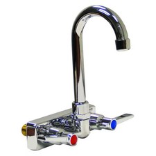 Advance Tabco Gooseneck Kitchen/Bathroom Faucet, Manual, 4" Mount, 2 Hole K-59