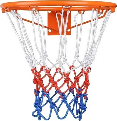 Basketball Net Red White Blue Heavy Duty Weather Hoop Goal Rim Outdoor Indoor