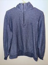 Izod Men's Saltwater 1/4 Zip Pullover Sweater Large
