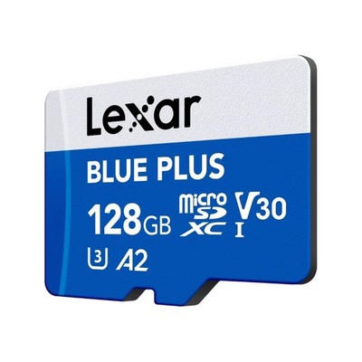 Lexar Blue Plus 128 GB microSDXC UHS-I-Karte (LMSBLPL128G-BNANG)