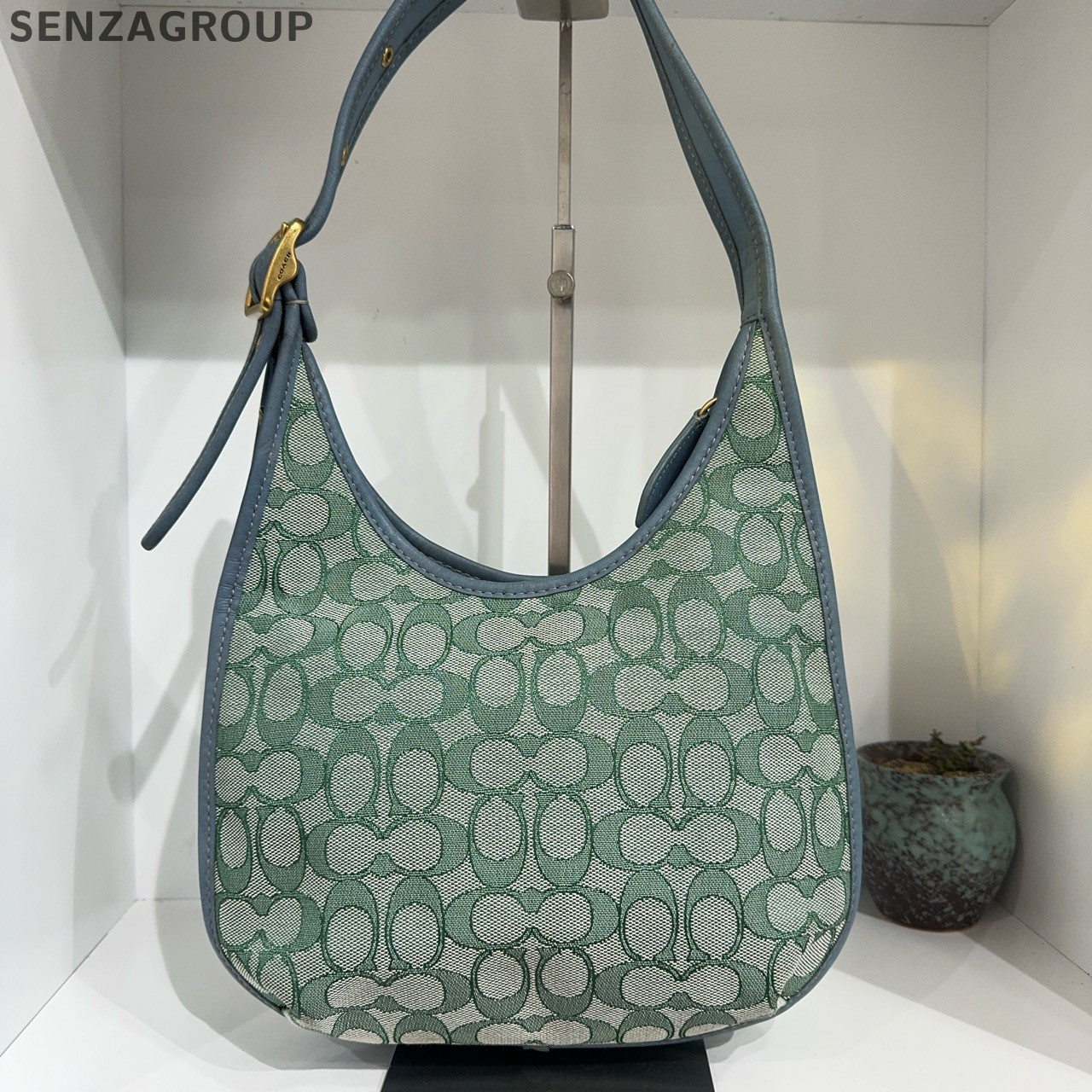 Coach Ergo 25 Monogram Patchwork Leather Hobo Sho… - image 1