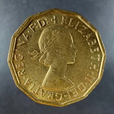 Great Britain 1967 Threepence 3d - Brilliant Luster