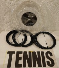 Set 3 corde da tennis Dunlop Black Widow 1,26 mm 12,2 metri dal rullo 