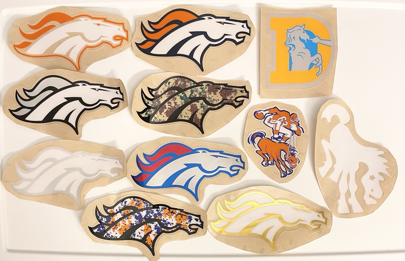 Pittsburgh Panthers Football Helmet Decals – Blue, 15 Pack, 3M 20mil Thick